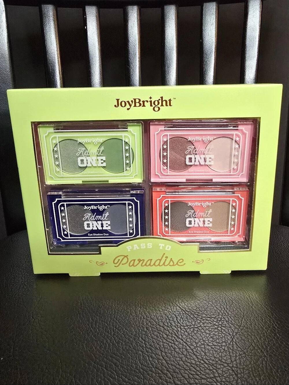 Joybright Eyeshadow Set of 4 - Green Pink Blue Coral